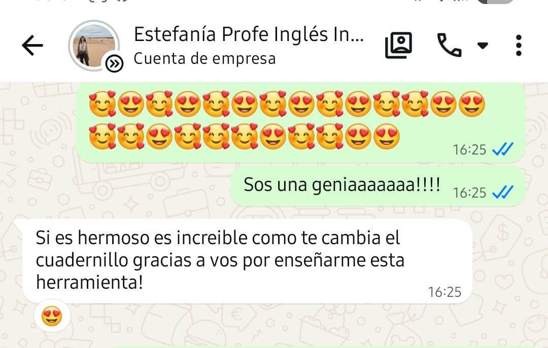 Opinión real de Estefanía, profesora de inglés